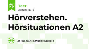 Hörverstehen. Hörsituationen A2