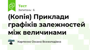 (Копія) Приклади графіків залежностей між величинами