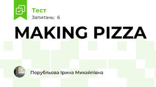 MAKING PIZZA