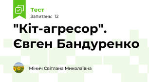 "Кіт-агресор". Євген Бандуренко