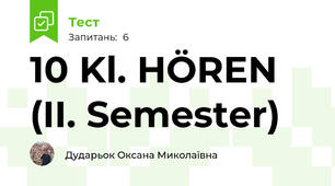 10 Kl. HÖREN (II. Semester)