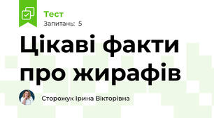 Цікаві факти про жирафів