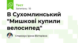 В Сухомлинський "Мишкові купили велосипед"