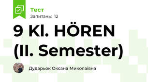 9 Kl. HÖREN (II. Semester)