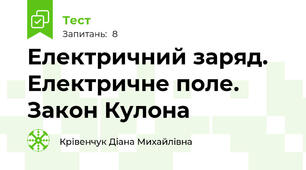 Електричний заряд. Електричне поле. Закон Кулона