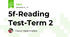 5f-Reading Test-Term 2