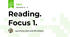Reading. Focus 1.