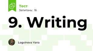 9. Writing