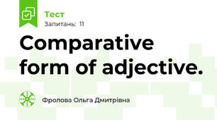 Comparative form of adjective.
