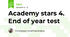 Academy stars 4. End of year test