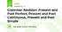 Grammar Revision: Present and Past Perfect, Present and Past Continuous, Present and Past Simple