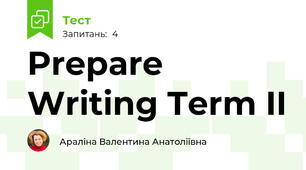Prepare Writing Term II