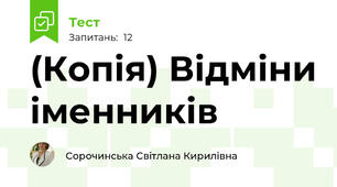 (Копія) Відміни іменників