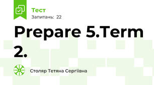 Prepare 5.Term 2.
