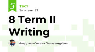 8 Term II Writing 