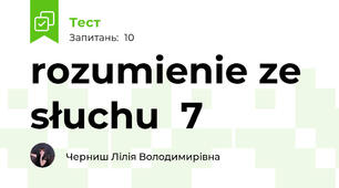 rozumienie ze słuchu  7 