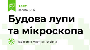 Будова лупи та мікроскопа
