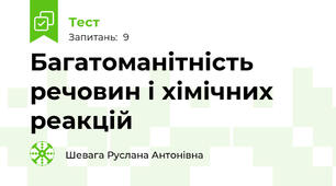  Багатоманітність речовин і хімічних реакцій
