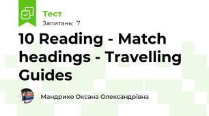 10 Reading - Match headings - Travelling Guides