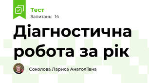 Діагностична робота за рік