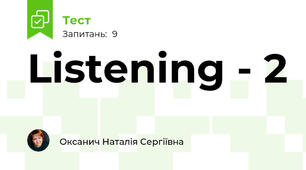 Listening - 2