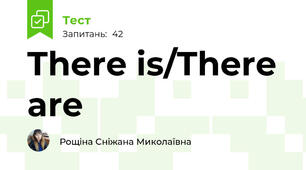 There is/There are