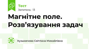 Магнітне поле. Розв’язування задач