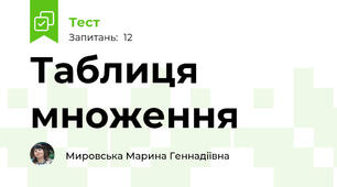 Таблиця множення