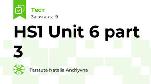HS1 Unit 6 part 3