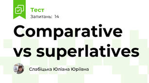Comparative vs superlatives 