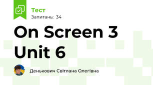 On Screen 3 Unit 6