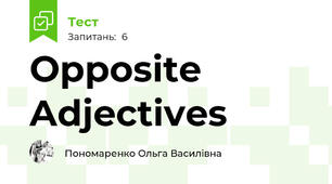 Opposite Adjectives