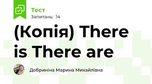 (Копія) There is\ There are