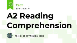 A2 Reading Comprehension 