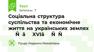Соціальна  структура  суспільства  та  економічне  життя  на  українських  землях  у  XVI  ст