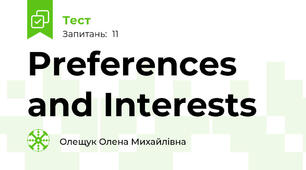 Preferences and Interests