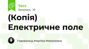 (Копія) Електричне поле