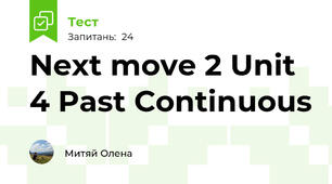  Next move 2 Unit 4 Past Continuous