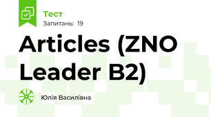 Articles (ZNO Leader B2)