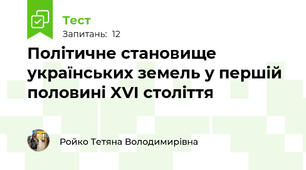 Політичне становище українських земель у першій половині XVI століття