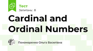 Cardinal and Ordinal Numbers
