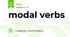 modal verbs