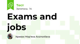 Exams and jobs
