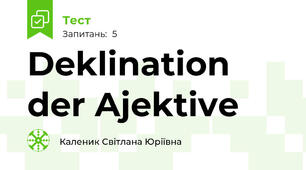 Deklination der Ajektive