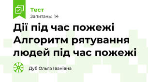 Дії під час пожежі Алгоритм рятування людей під час пожежі
