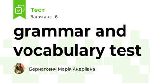 grammar and vocabulary test 