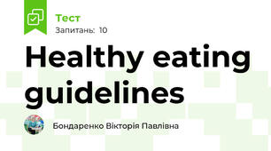 Healthy eating guidelines