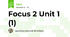 Focus 2 Unit 1 (1)