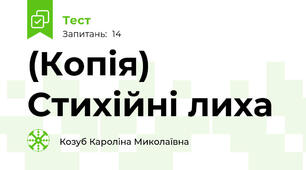 (Копія) Стихійні лиха