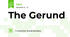 The Gerund